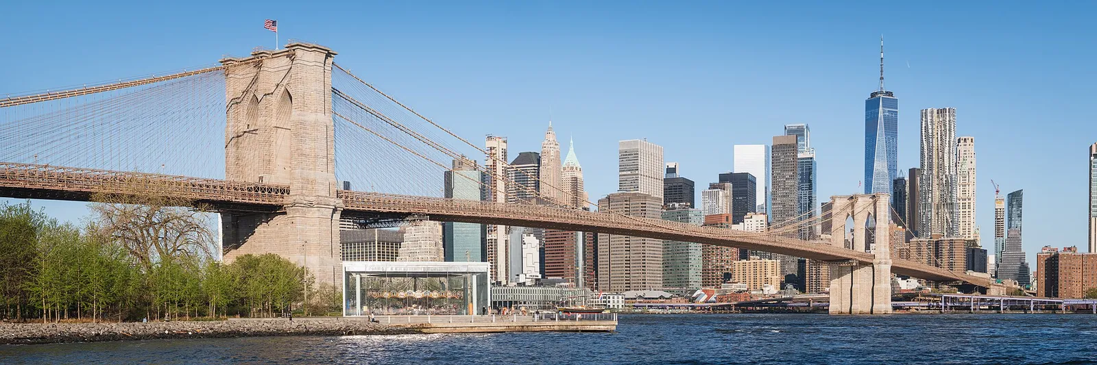 Brooklyn Bridge and the Manhattan waterfront