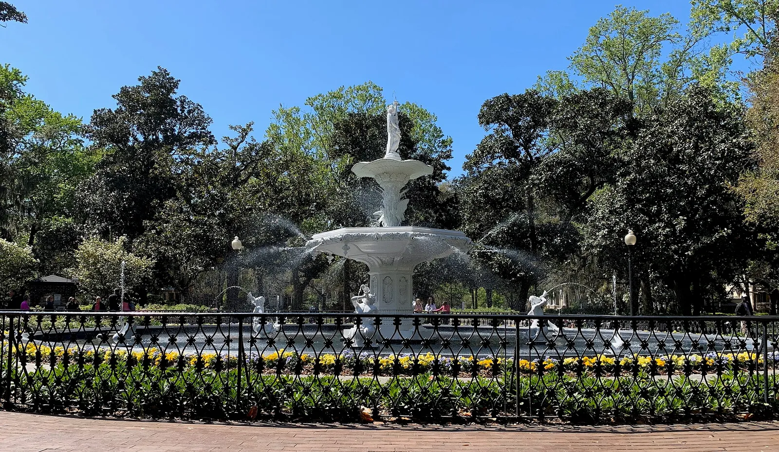 The fountain in Forsyth Park, Savannah